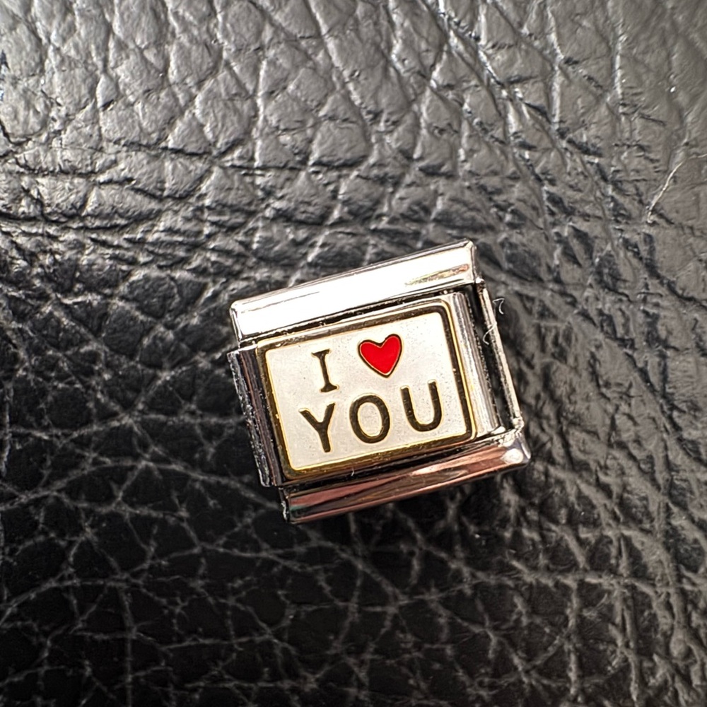 Italian Charm with I Love You Design